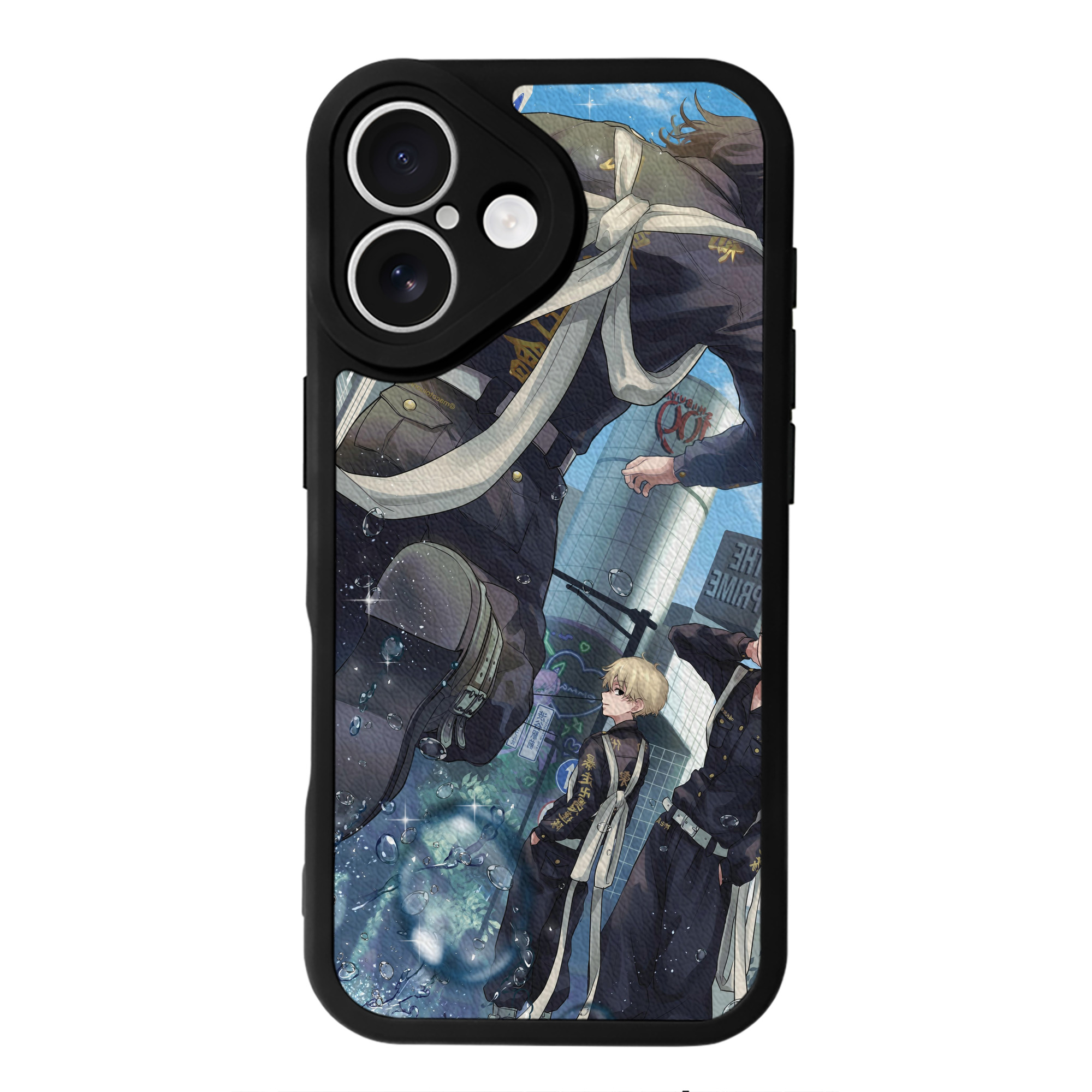 （画像用） 東京リベンジャーズ Tokyo Revengers 【iPhone 16シリーズ対応】シリコンスマホケース（レザー調） 材質：シリコン